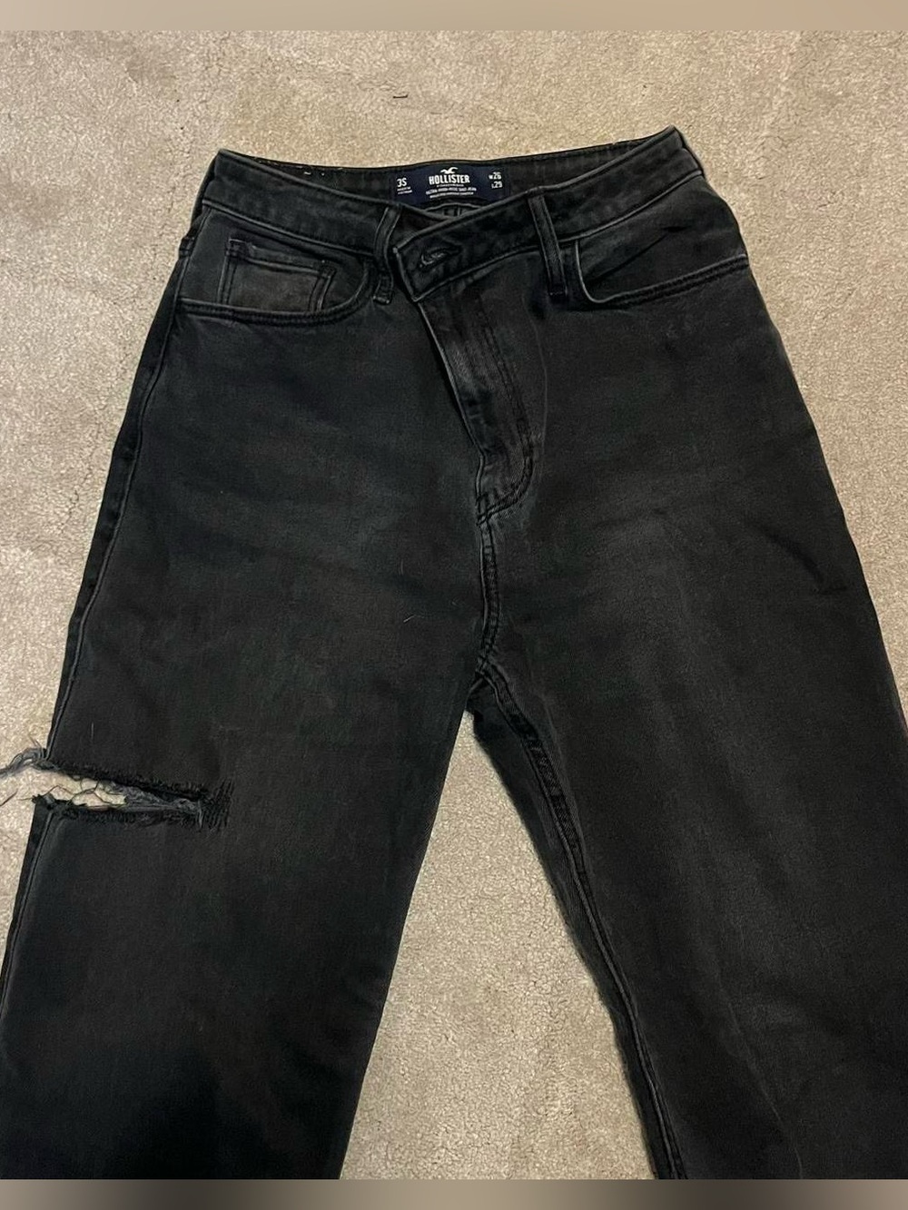 Hollister black high waisted jeans